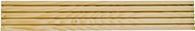 Waddell RFC37 Moulding, 3-1/4 in W, Casing, Fluted Profile, Pine, Pack of 10