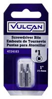 Vulcan 305462OR Screwdriver Bit, S2 Chrome Molybdenum Steel