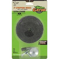 Gator 9485 Sanding Wheel, 4 in Dia, 60 Grit, Extra Coarse, Silicone Carbide Abrasive