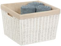 Honey-Can-Do STO-03561 Storage Basket, Paper, White, Pack of 4