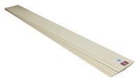 Midwest Products 4004 Sheet, 36 in L, 3 in W, 1/8 in Thick, Basswood