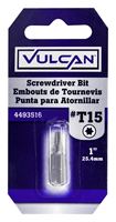 Vulcan 307321OR Screwdriver Bit, Hex Shank, S2 Chrome Molybdenum Steel