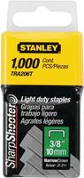 Stanley TRA206T Staple, 29/64 in W Crown, 3/8 in L Leg, Galvanized, 22 ga