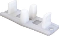 Prime-Line N 6562 Door Guide, Nylon, White, Floor Mounting, 2/PK