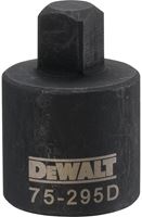 DeWALT DWMT75295OSP Reducing Impact Adapter, 3/4 in Drive, Female Drive, 1/2 in Output Drive, Male Output Drive