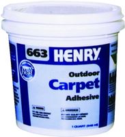 Henry 12183 Carpet Adhesive, Beige, 1 qt, Container