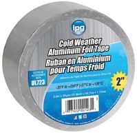 IPG 9502 Foil Tape with Liner, 45.7 m L, 50.9 mm W, Aluminum Backing, Silver