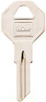 Hy-Ko 11010B2 Key Blank, Brass, Nickel, For: Briggs and Stratton Cabinet, House Locks and Padlocks, Pack of 10