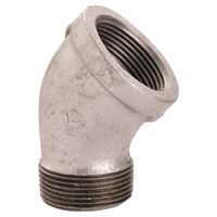 ProSource PPG121-40 Street Pipe Elbow, 1-1/2 in, Threaded, 45 deg Angle, SCH 40 Schedule, 300 psi Pressure