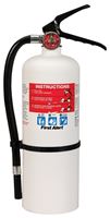 First Alert HOME2 Rechargeable Fire Extinguisher, 5 lb, Monoammonium Phosphate, 2-A:10-B:C Class, Pack of 2