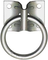 National Hardware 2060BC Series 220616 Hitch Ring, 400 lb Working Load, 2 in ID Dia Ring, Steel, Zinc