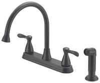 Boston Harbor F8210001RW Kitchen Faucet, 1.8 gpm, 4-Faucet Hole, Metal/Plastic, Venetian Bronze, Deck Mounting