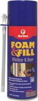 Red Devil Foam & Fill 0914 Foam Sealant, Champagne, 12 oz Aerosol Can