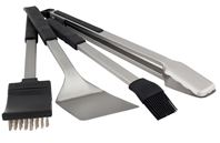 Broil King Baron 64003 Grilling Tool Set, Stainless Steel Blade, Plastic Resin Handle