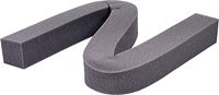 M-D 02535 Weatherstrip, 2-1/4 in W, 2-1/4 in Thick, 42 in L, Foam, Gray