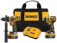 DeWALT 20V MAX DCK2100P2 Combination Kit, Battery Included, 20/60 V, 2-Tool, Lithium-Ion Battery