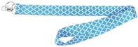 Hy-Ko 2GO Series LAN-117 Lanyard, 1 in W, Nylon, Blue, Clip End, Pack of 5