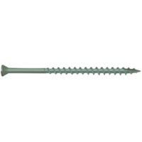 Camo 0346154 Deck Screw, #7 Thread, 2-1/2 in L, Trim Head, Star Drive, Type 17 Slash Point, Carbon Steel, ProTech-Coated, 350/PK