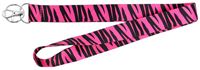 Hy-Ko 2GO Series LAN-115 Lanyard, 1 in W, Nylon, Pink, Clip End, Pack of 5