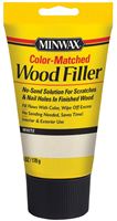 Minwax 448540000 Wood Filler, Solid, White, 6 oz Tube