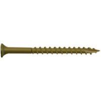 Camo 0356100 Deck Screw, #8 Thread, 1-5/8 in L, Bugle Head, Star Drive, Type 17 Slash Point, Carbon Steel, 100/PK