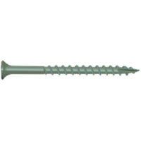 Camo 0341204 Deck Screw, #10 Thread, 4 in L, Bugle Head, Star Drive, Type 17 Slash Point, Carbon Steel, ProTech-Coated, 250/PK