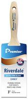 Premier Riverdale 17273 Paint Brush, 3 in W, Beavertail Varnish Brush, 3-3/16 in L Bristle, Chinex Bristle