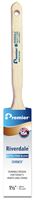 Premier Riverdale 17260 Paint Brush, 1-1/2 in W, Flat Sash Brush, 2-7/16 in L Bristle, Chinex Bristle