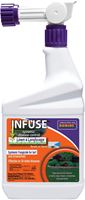 Bonide Infuse B70 150 RTS Lawn and Landscape Fungicide, Liquid, Latex, Yellow, 1 qt Container