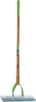 Ames 2915100 Thatch Rake, 15 in W Head, 19-Tine, Steel Tine, 54 in L Handle