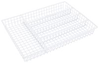 Simple Spaces JI-18W-3L Storage Tray, 14 in W, 10-1/4 in D, Steel