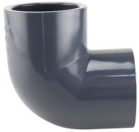 Lasco 806015BC Pipe Elbow, 1-1/2 in, Slip, 90 deg Angle, PVC, SCH 80 Schedule