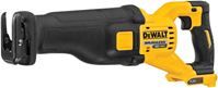 DeWALT DCS389B Brushless Reciprocating Saw, Tool Only, 60 V, 1-1/8 in L Stroke, 0 to 3000 spm, Includes: Blade