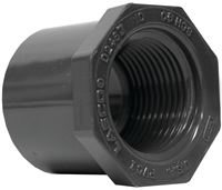 Lasco 838249BC Reducing Bushing, 1 in, Spigot x Female, PVC, SCH 80 Schedule