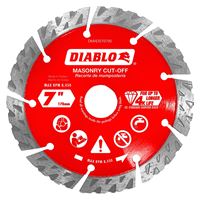 Diablo DMADST0700 Saw Blade, 7 in Dia, Segmented Rim, 1/PK