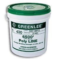 Greenlee 430 Twine, 6500 ft L, 210 lb Working Load, Polypropylene, Green