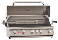 Bull Brahma 57568 Gas Grill Head, 90000 Btu, LP, 5-Burner, 266 sq-in Secondary Cooking Surface