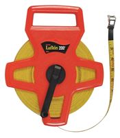 Crescent Lufkin FE150/1707 Tape Measure, 150 ft L Blade, 1/2 in W Blade, Fiberglass Blade, ABS Case, Orange Case