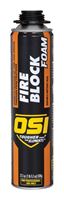 OSI QUAD 2292209 Fire Block Foam, Orange, 24 hr Functional Cure, >41 deg F, 21.1 fl-oz