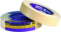 Scotch 2040-1.5A-B Masking Tape, 60 yd L, 1-1/2 in W, Paper Backing, Natural