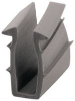 Make-2-Fit P 7744 Glass Glazing Channel, 0.225 in W, 200 ft L, Vinyl, Gray