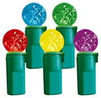 Hometown Holidays 2339/U14E320D Light Set, 4.8 W, 70-Lamp, LED Lamp, Multi-Color Lamp, 25,000 hr Average Life, Pack of 12