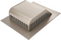 Lomanco LomanCool 750GSWB Static Roof Vent, 16 in OAW, 50 sq-in Net Free Ventilating Area, Steel, Weathered Bronze, Pack of 6