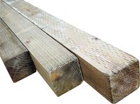 ALEXANDRIA Moulding American Wood 104X4-WS096CT Treated Wood Post, 96 in L Nominal, 4 in W Nominal