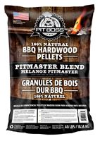 PIT BOSS PBPLT534040183 Pitmaster Blend Pellet, Hardwood, 40 lb