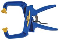 Irwin 59400CD Handi-Clamp, 75 lb Clamping, 4 in Max Opening Size, 3 in D Throat, Resin Body, Pack of 10