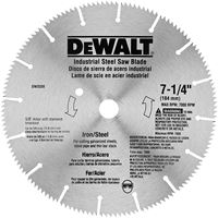 DeWALT DW3330 Saw Blade, 7-1/4 in Dia, 5/8 in Arbor, 16-Teeth, Steel Cutting Edge, Applicable Materials: Metal