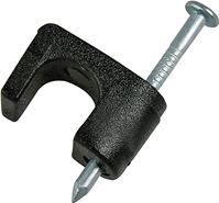 Gardner Bender PSB-1650T Cable Staple, 1/4 in W Crown, Polyethylene, 25/PK