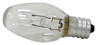 Sylvania 4W/C7/CLR/NLITE/4 Incandescent Lamp, 4 W, Candelabra E12 Lamp Base, 2850 K Color Temp, 3000 hr Average Life, Pack of 12