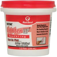 Red Devil 0572 Spackling Compound White, White, 0.5 pt Tub